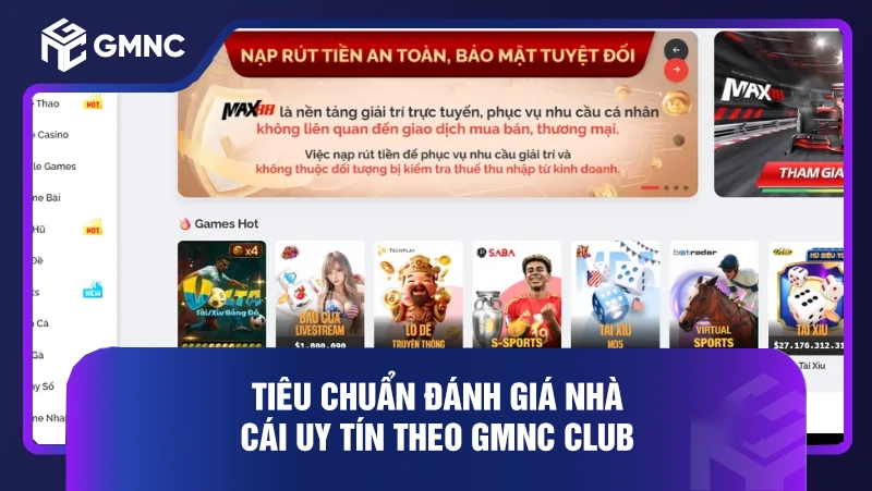 Tiêu chuẩn đánh giá nhà cái uy tín theo GMNC CLUB